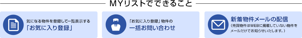 MYリストでできること